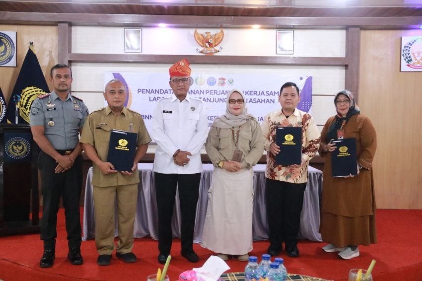 Lapas TBA Tandatangani Kerjasama Dengan BNNK, RSUD Dan Puskesmas