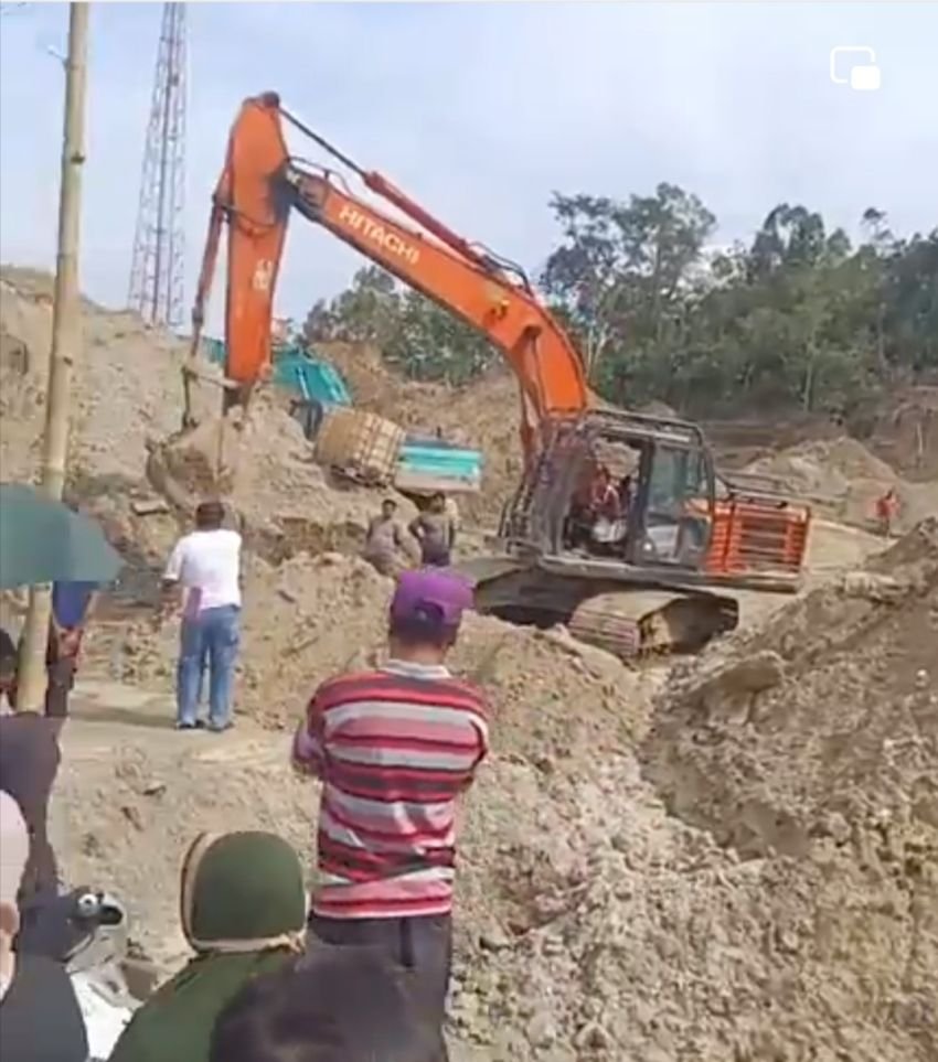 Warga Hentikan Aktivitas Galian Tanah Urug di Paneitongah Simalungun