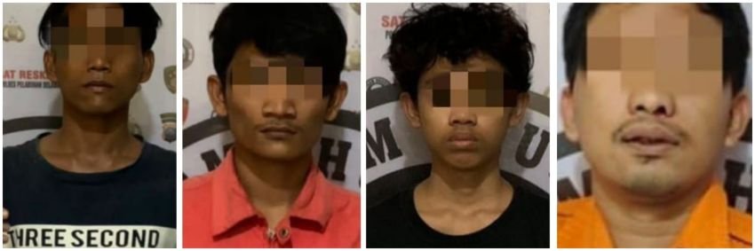 4 Pelaku Tawuran di Belawan Ditangkap Polres Belawan