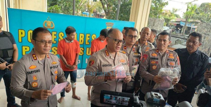 Polsek Sunggal Bekuk 6 Komplotan Pelaku Curanmor dan Penadah, Dua Ditembak