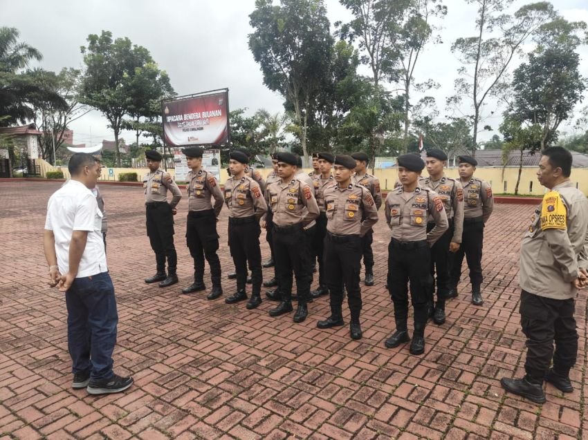 Kapolres Simalungun Terima Bintara Remaja Polda Sumut