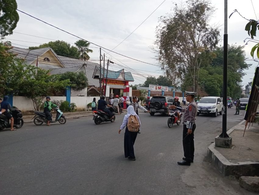 Minimalisir Pelanggaran Lalulintas, Polres Pematangsiantar Rutin Laksanakan Strong Point