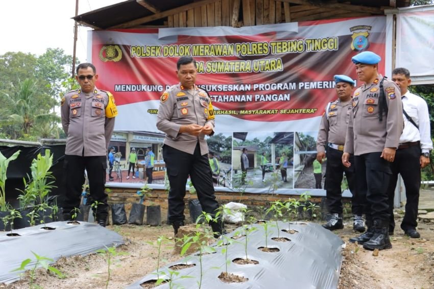 Kunker ke Polsek Dolokmerawan, Kapolres Tebingtinggi : Tetap Jalin Sinergitas Dalam Bertugas