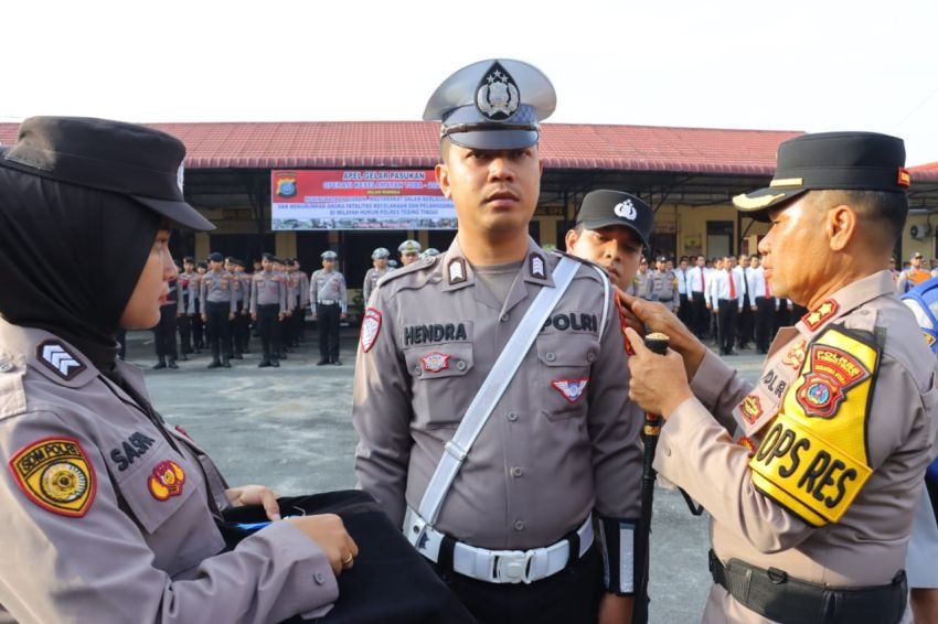 Pimpin Apel Operasi Keselamatan Toba, Kapolres Tebingtinggi: Upaya Meningkatkan Disiplin Masyarakat dalam Berlalulintas