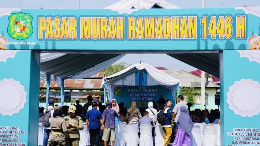 Sambut Ramadhan dan Idul Fitri 1446 H, Pemko Medan Gelar Pasar Murah