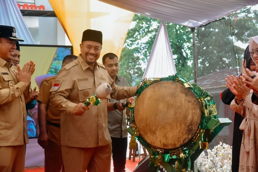 Buka Pasar Ramadhan, Bupati Batubara : Dorong Pertumbuhan Ekonomi