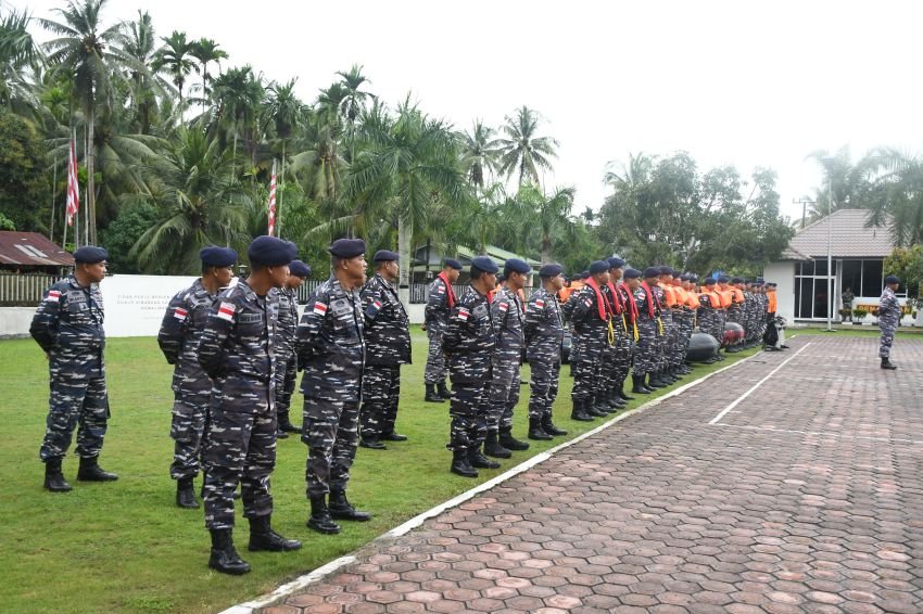 Kesiapsiagaan Hadapi Potensi Ancaman, Lanal TBA Gelar Apel Kontijensi