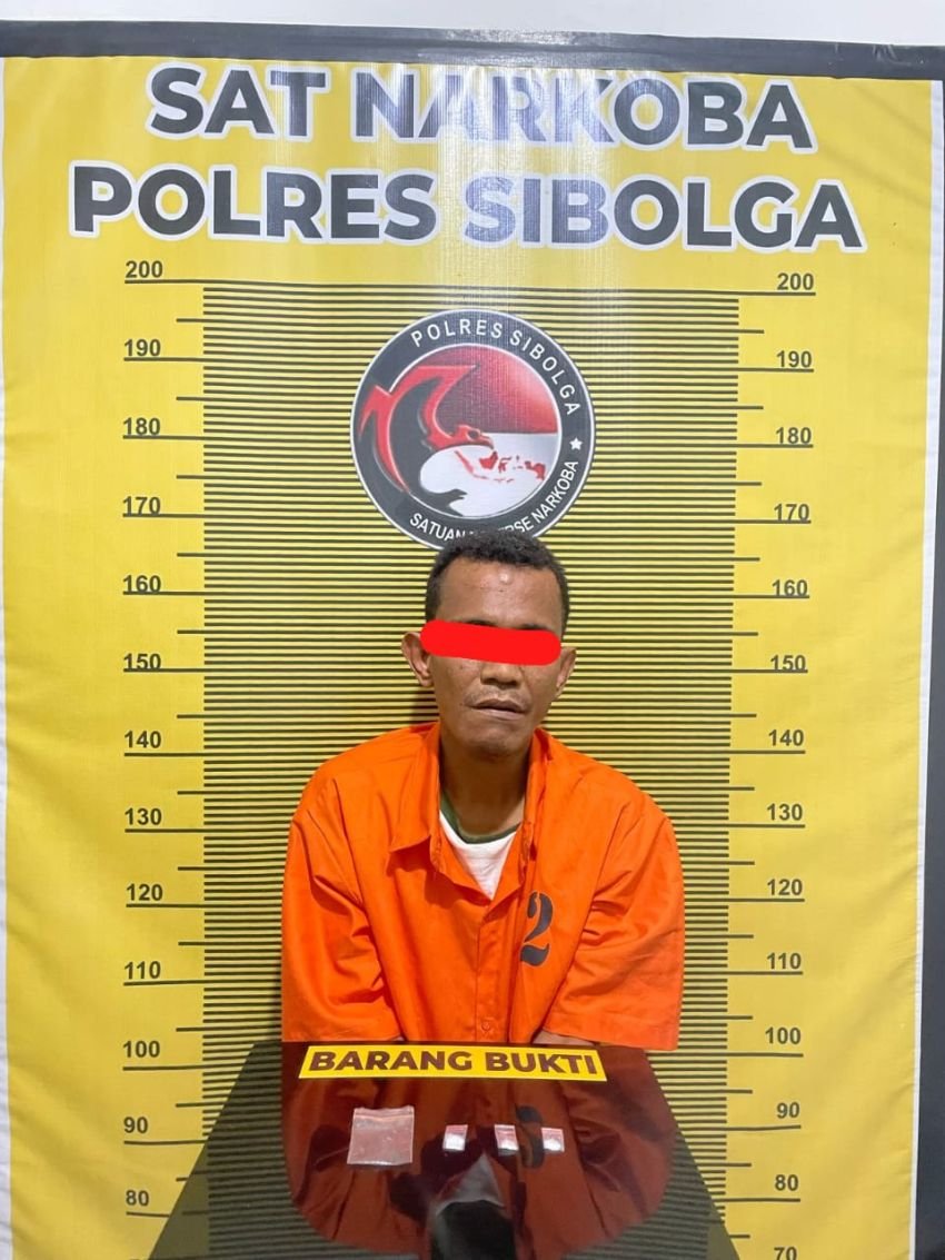 Residivis Narkotika Ditangkap Polisi di Sibolga Julu
