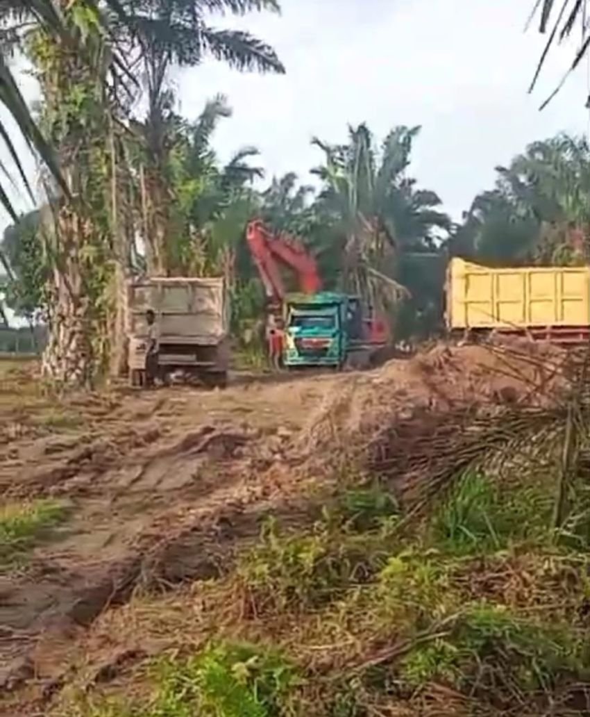 Galian Tanah dan Pasir di Batubara Bebas Beroperasi Diduga Tanpa Izin