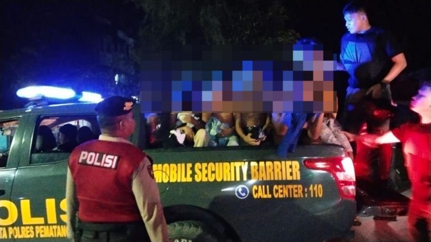 Diduga Hendak Tawuran, Timsus Polres Pematangsiantar Amankan 16 Remaja