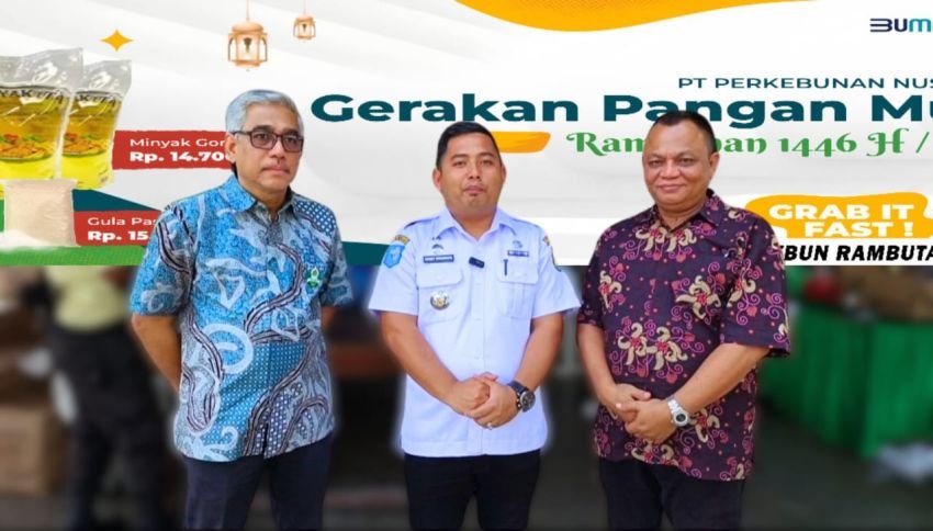 PTPN IV Regional 1 Kebun Rambutan Adakan Gerakan Pangan Murah