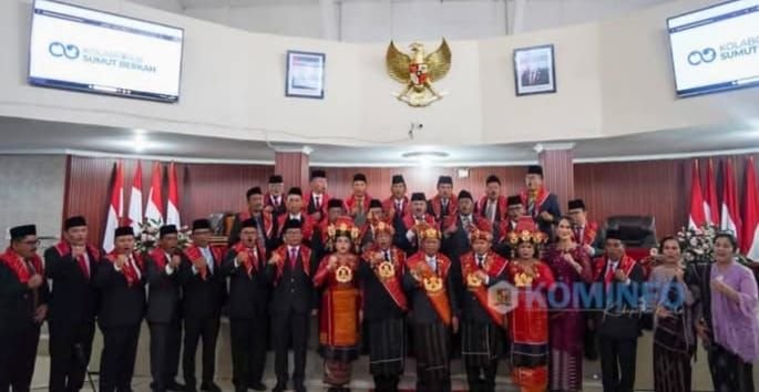 Wagubsu Hadiri Rapat Paripurna DPRD dalam Peringatan Hari Jadi Ke-79 Kabupaten Karo