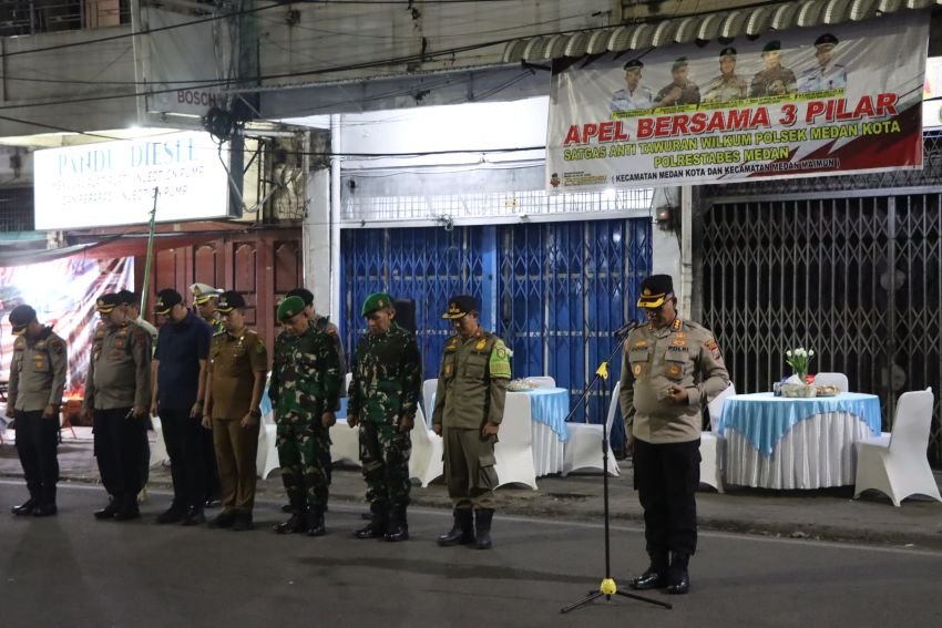 Pimpin Apel 3 Pilar Posko Anti Tawuran, Kapolrestabes Medan: Ada Rasa Takut Bagi Anak-anak yang Hendak Tawuran