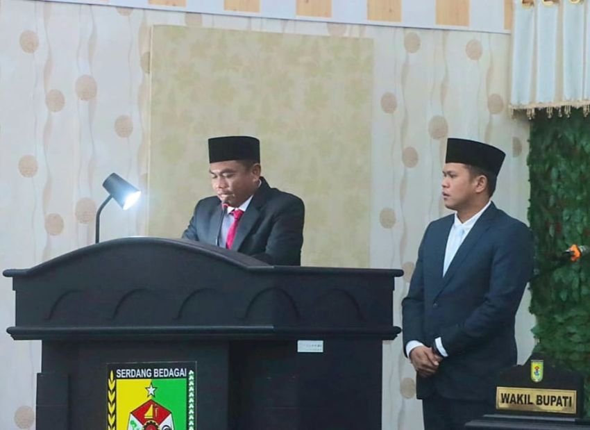 Bupati Sergai Paparkan Visi Misi Masa Jabatan 2025-2030 di Paripurna DPRD