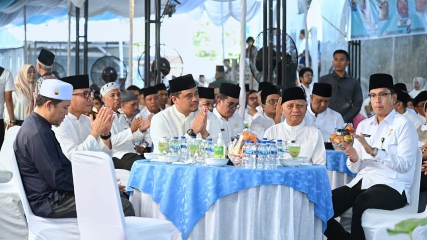 Gubernur Sumut Bobby Nasution Bersama Wagub Gelar Safari Ramadan Perdana di Medan