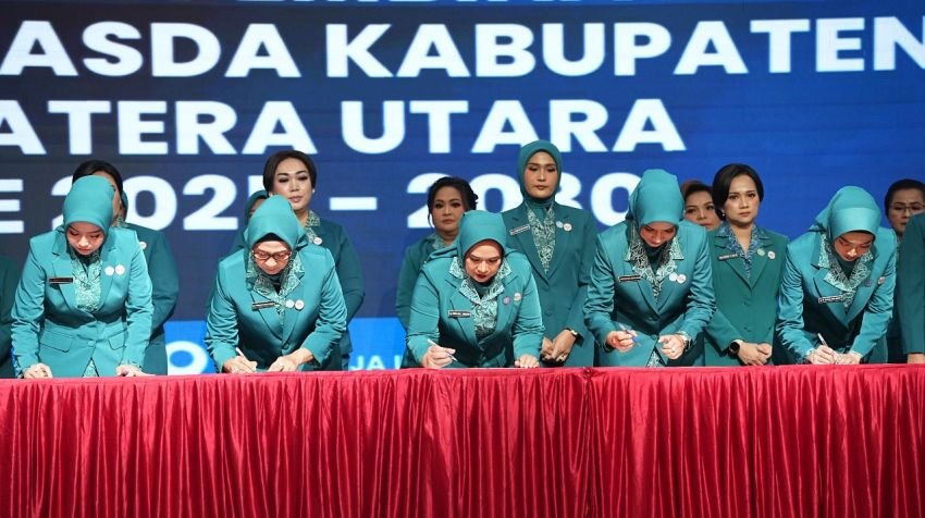 Ny Jelita Asri Ludin Tambunan Dilantik Jadi Ketua TP PKK Deliserdang