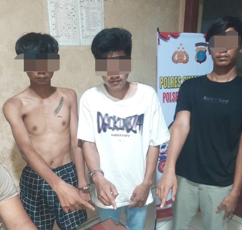 Polsek Tanah Jawa Ringkus Tiga Pelaku Curat