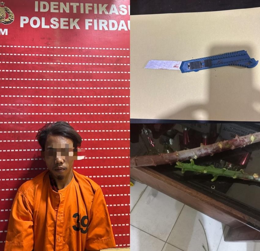 Kurang dari 24 Jam, Polsek Firdaus Ringkus Penumpang yang Gorok Tukang Ojeknya dengan Cutter