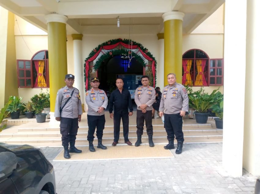 Amankan Perayaan Jumat Agung, Polres Sergai dan Polsek Jajaran Terjunkan Personel di 48 Gereja
