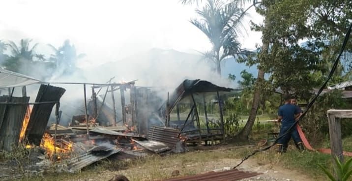 Satu Rumah Warga Terbakar di Agara