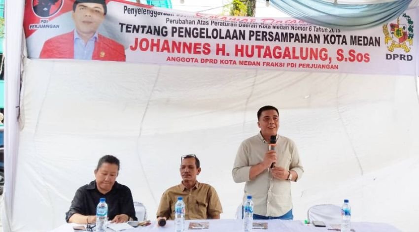 Johannes Hutagalung Ajak Warga Daur Ulang Sampah