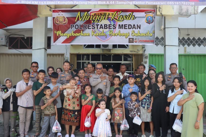 Minggu Kasih di GSJA Padang Hijau, Kombes Pol Gidion: Gereja Punya Program Terpeliharanya Lingkungan