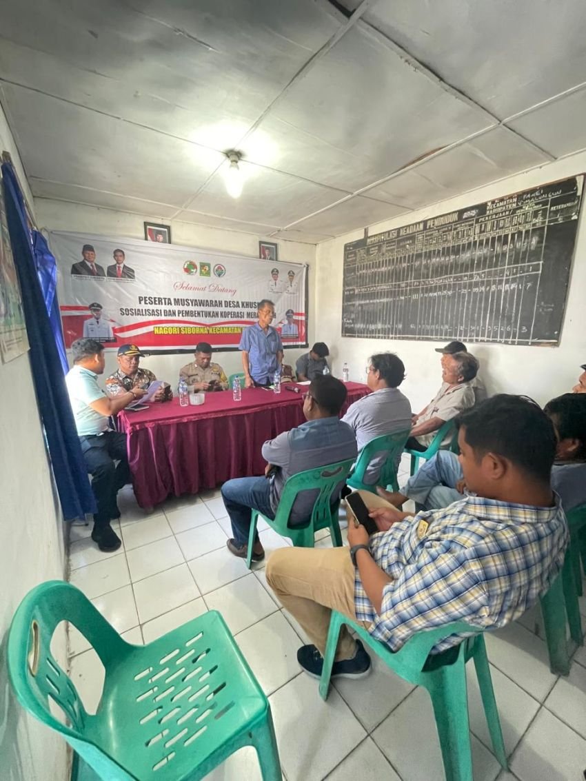 Koperasi Merah Putih Siborna Terbentuk