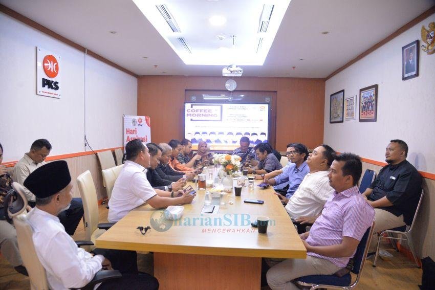 Fraksi PKS DPRD SU Harapkan Sinergitas Dengan Wartawan Sukseskan Programnya