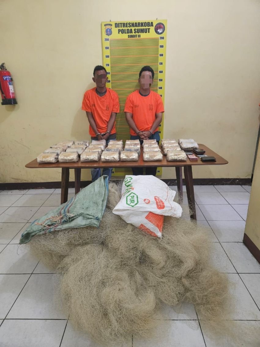 Timsus Polda Sumut Gagalkan Peredaran 30 Kilogram Sabu Jaringan Malaysia