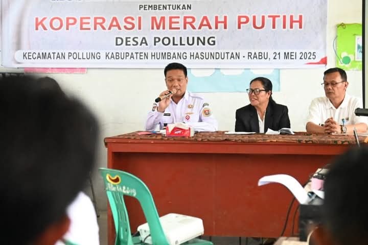 Bupati Humbahas Dukung Pembentukan KDMP di Kecamatan Pollung