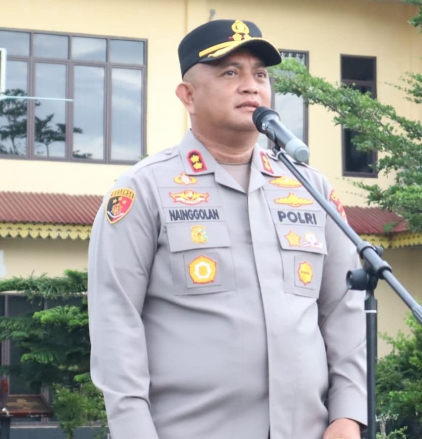 Pimpin Apel Pagi, Kapolres Batubara Evaluasi dan Apresiasi Kinerja Personel