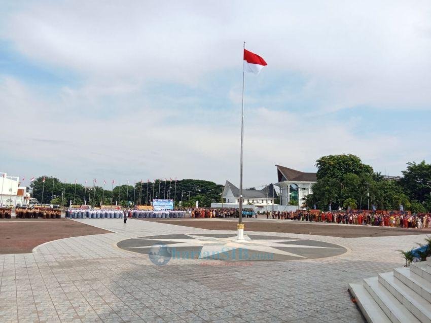 Wagub Sumut Pimpin Upacara Hardiknas 2025: Momentum Tingkatkan Dedikasi Pendidikan Bermutu
