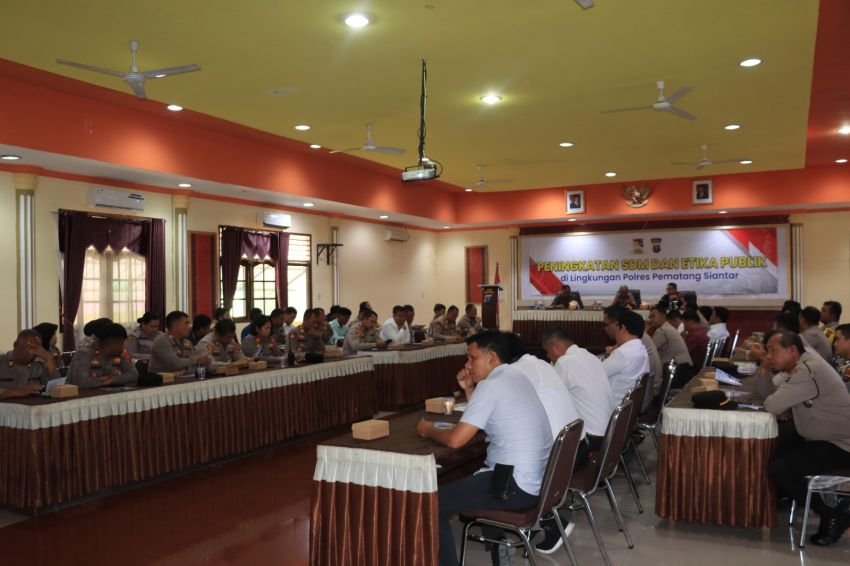 Wujudkan Layanan Prima ke Masyarakat, Kapolres Sebut Peningkatan SDM Penting Dimiliki Anggota