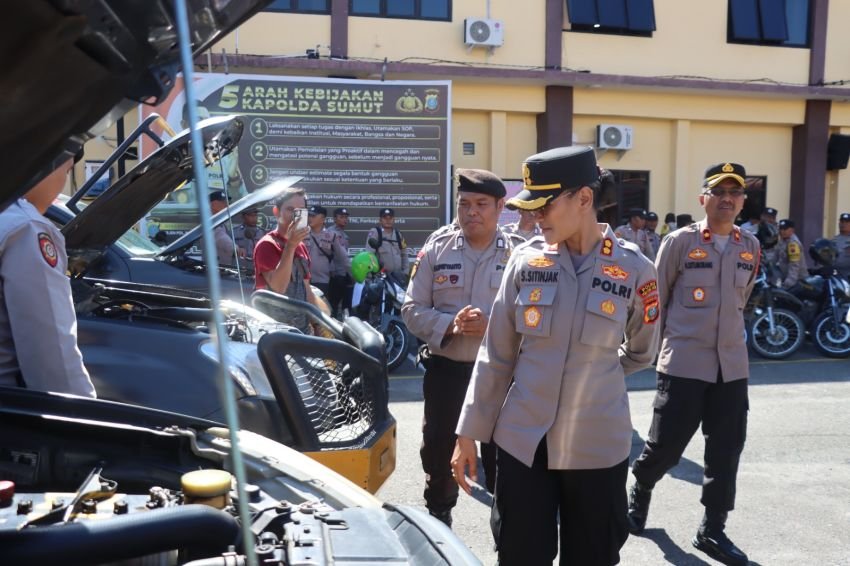 Pastikan Barang Inventaris Berfungsi dengan Baik, Kapolres Cek Fisik dan Administrasi Randis