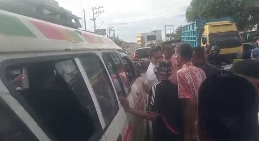 Todongkan Airsoft Gun ke Sopir Truk, Sopir Angkot di Sergai Diamankan