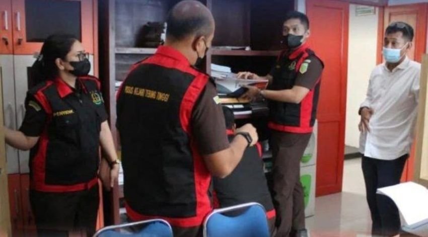 Tim Kejari Tebingtinggi Geledah Kantor BPBD