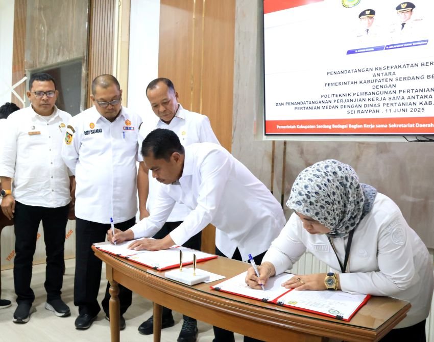 Pemkab Sergai Jalin Kemitraan Strategis dengan Polbangtan Medan Dorong Pertanian Modern dan Berkelanjutan