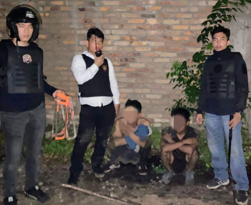 Tim Macan Polres Belawan Ringkus 3 Pelaku Pencuri Besi Gudang ARB