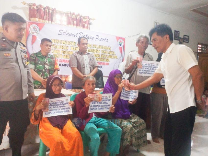 Penyaluran BLT Dana Desa Simanosor Berlangsung Tertib