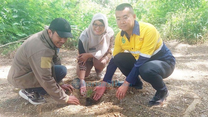 Petani Lingkar Tambang PT DPM di Dairi Dilatih Budidaya Kopi Robusta dan Terima Bibit