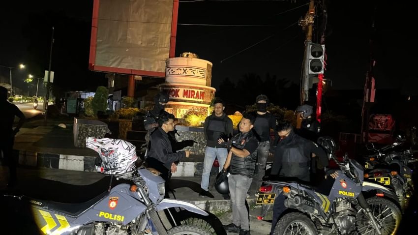 Polres Pematangsiantar Gelar KRYD Hingga Subuh, Satu Sepeda Motor Diamankan