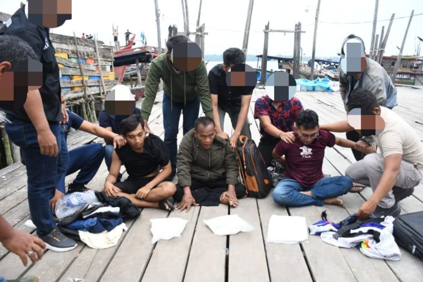 TNI AL Gagalkan Penyelundupan 4,5 Kg Sabu di Perairan Asahan, 3 Tersangka Diamankan
