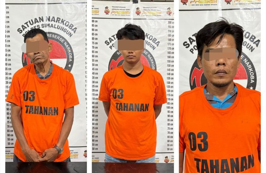3 Warga Bandar Masilam Simalungun Diciduk Polisi Terkait Narkoba