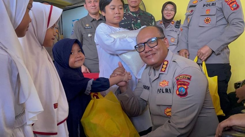 Kapolrestabes Medan Kunjungi Yayasan Sahabat Yatim Indonesia