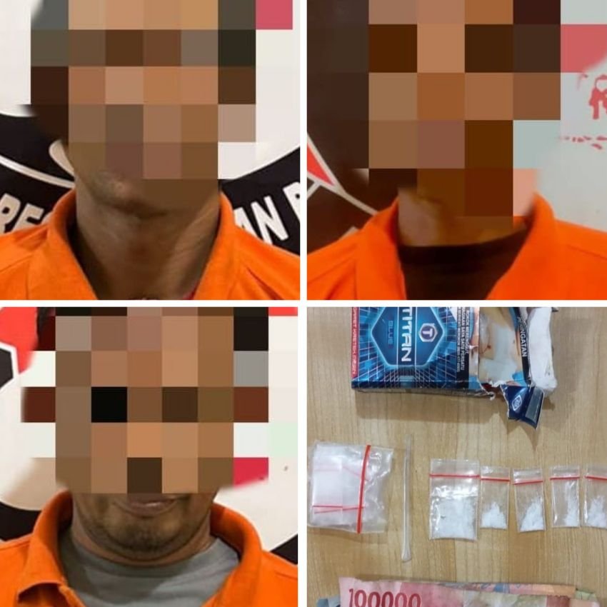 Polres  Belawan Tangkap 2 Pengedar dan Sabu di Kelurahan Terjun