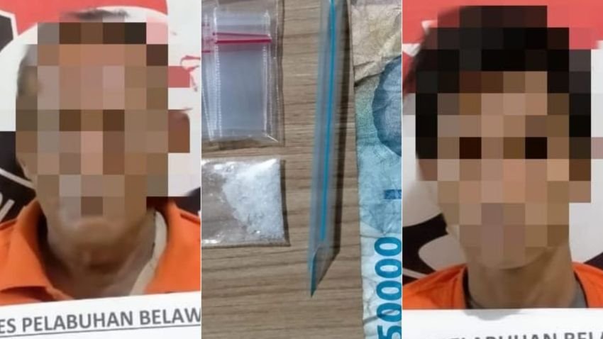 Polres Belawan Ringkus Pengedar dan Pengguna Sabu di Medan Deli