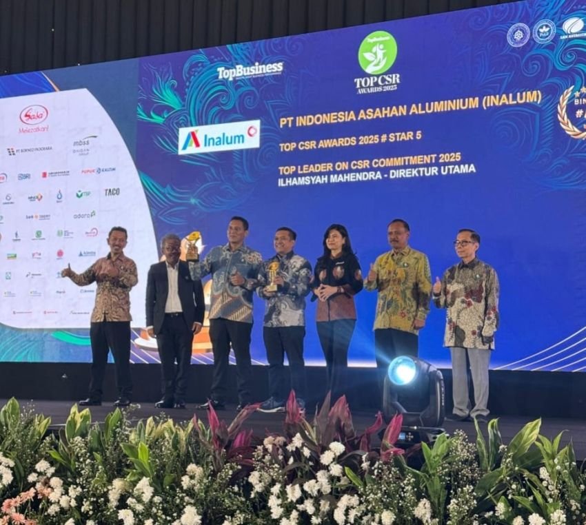 Inalum Sabet Dua Penghargaan di Ajang TOP CSR Awards 2025