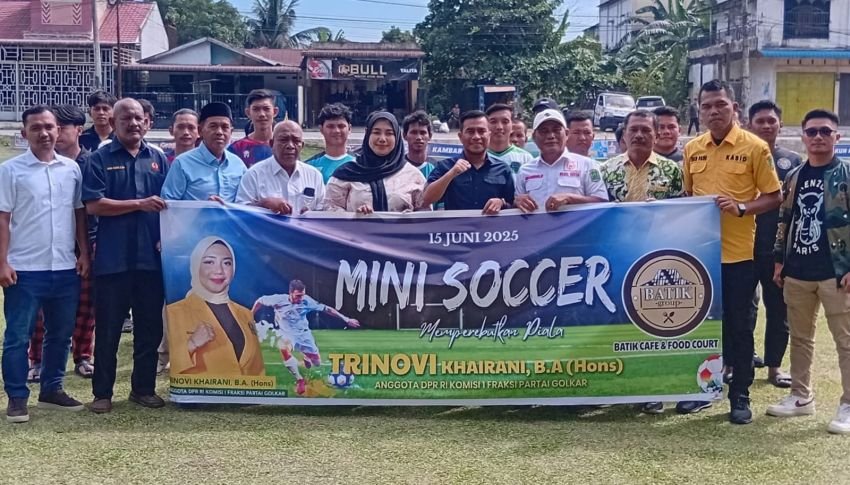 31 Tim Ikut Turnamen Mini Soccer Piala Anggota DPR RI Novi di Aekkanopan