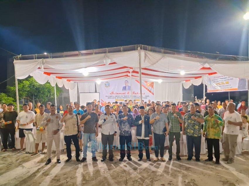 Reses Anggota DPRDSU di Sergai: Warga Keluhkan Minimnya Penerangan Jalan, Mahalnya Harga Pupuk dan Permasalahan banjir