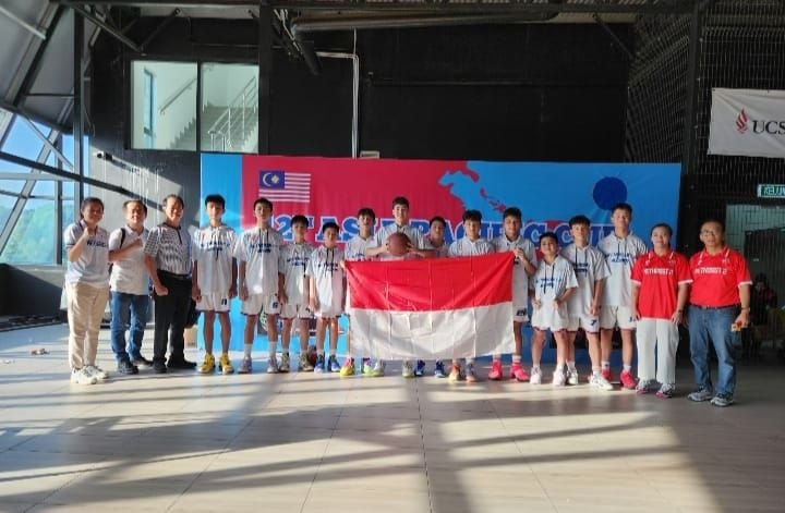 Tim Basket Putra Methodist-2 Medan Juara 1 Kejuaraan Internasional di Malaysia